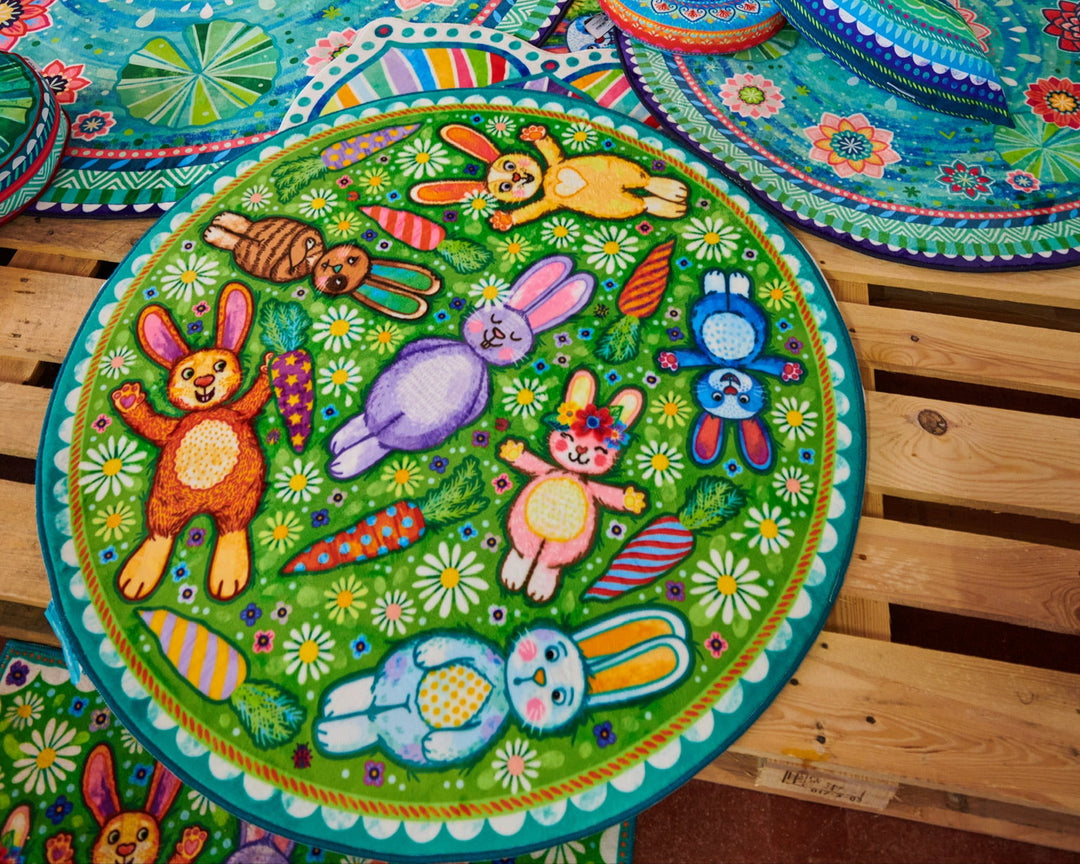 Hasenbande - Teppich