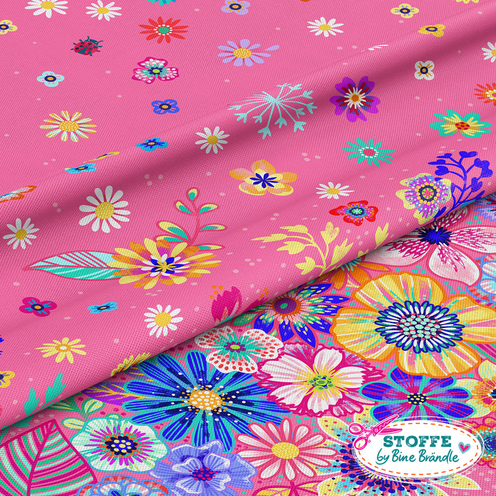 Blumenmeer pink - Stoff Klassiker