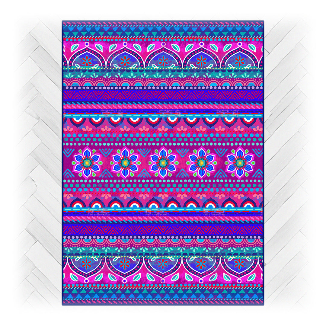 Teppich - Boho-Violett