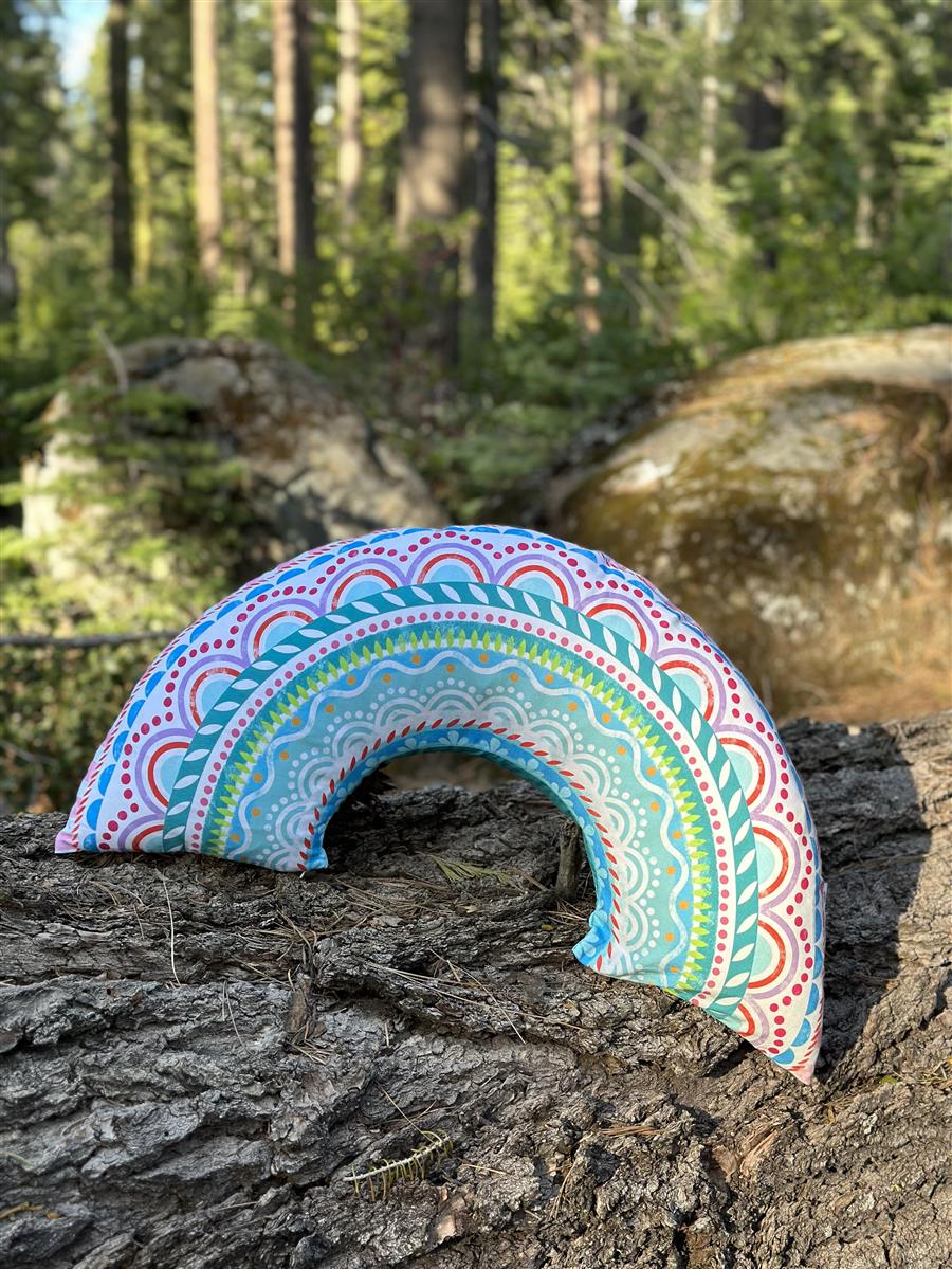 Kopfkissen DreamFix - Regenbogen Pastellblau - 80 x 40 cm