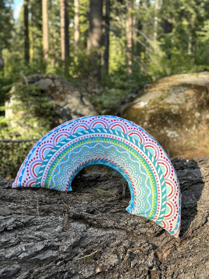 Kopfkissen DreamFix - Regenbogen Pastellblau - 80 x 40 cm