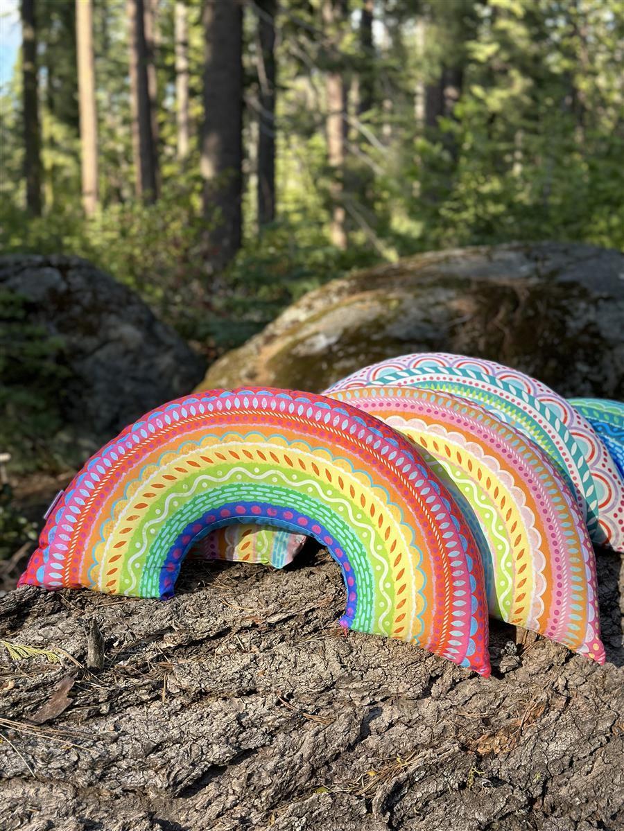 Kopfkissen DreamFix - Regenbogen Pastellblau - 80 x 40 cm