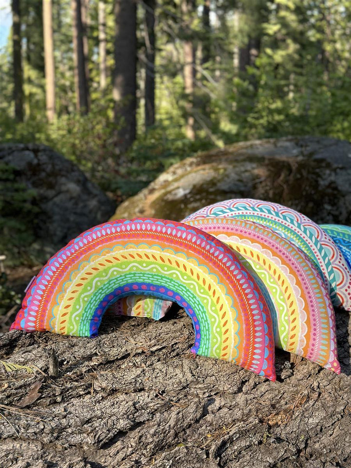 Kopfkissen DreamFix - Regenbogen Pastellblau - 80 x 40 cm