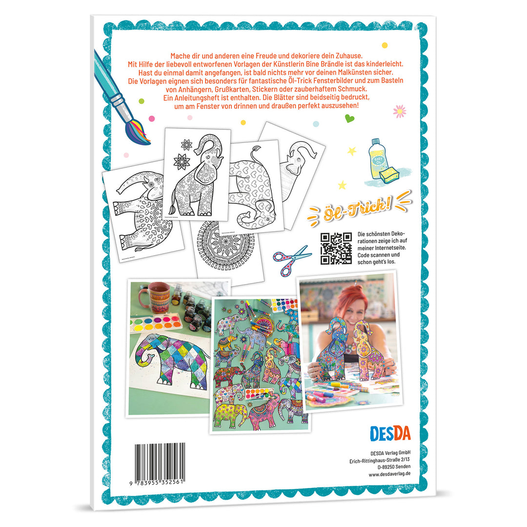 Deko- & Bastelideen - ELEFANTEN MIT & OHNE MUSTER