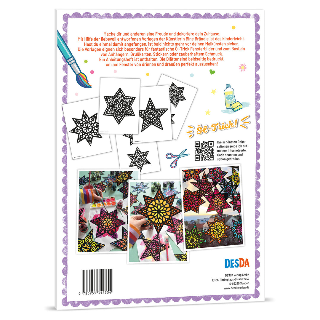 Deko- & Bastelideen - STERNE WIE SCHERENSCHNITTE
