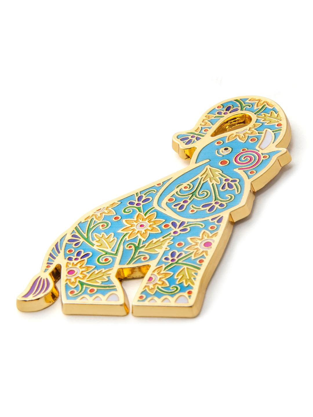 Pin Elefant hellblau