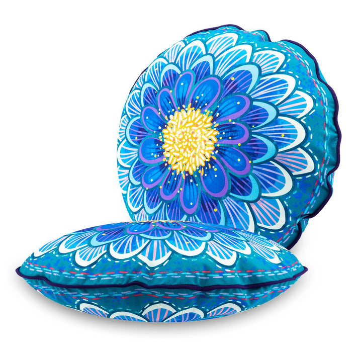 Dekokissen - Harmonie in Blau - 42 cm