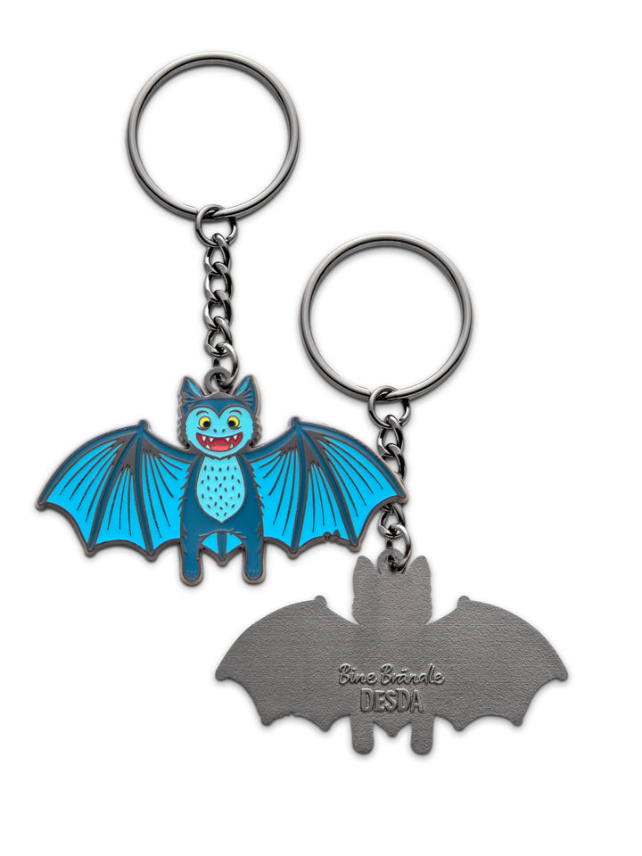 Schlüsselanhänger Fledermaus fliegend