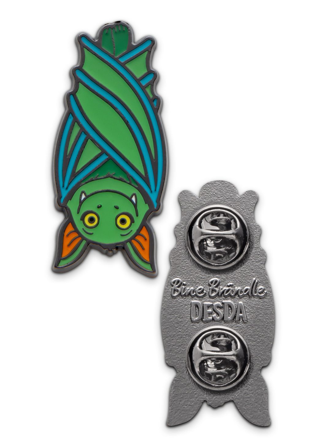 Pin Fledermaus hängend