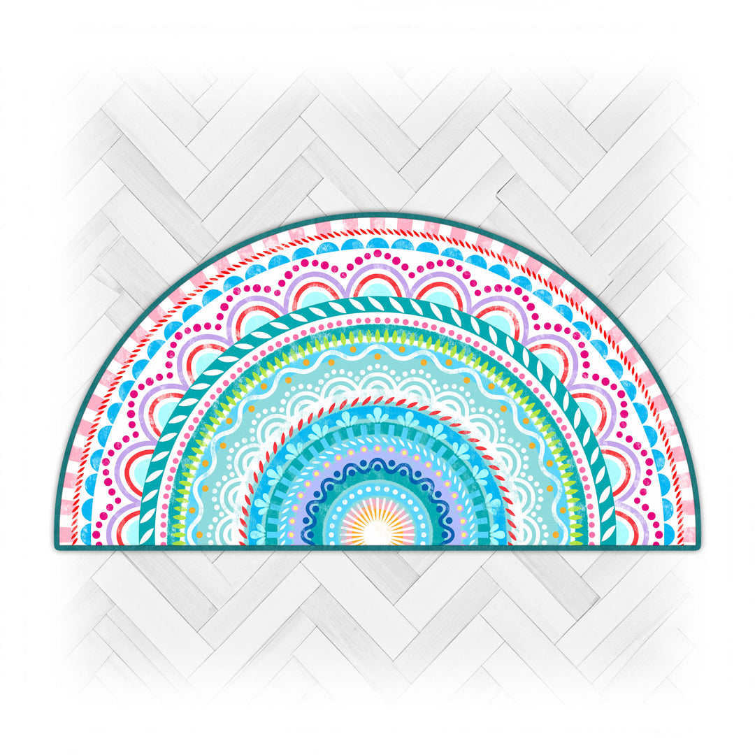 Fußmatte - Pastell Regenbogen 2