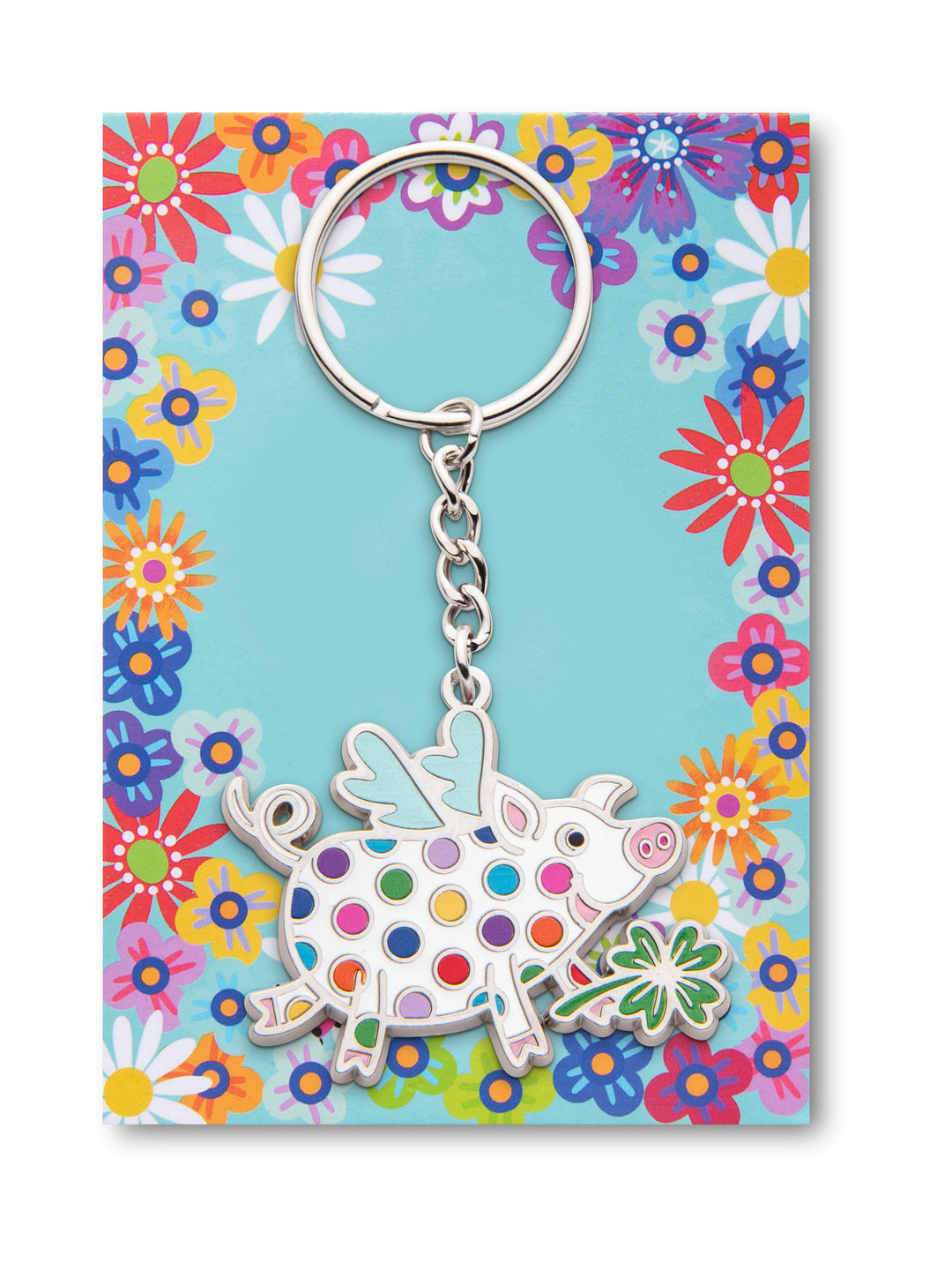 Schlüsselanhänger Glücksschwein