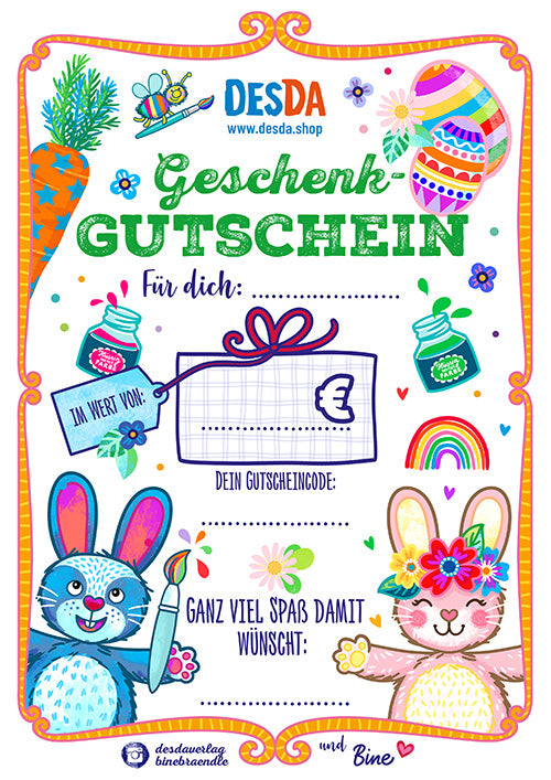 GUTSCHEIN 15 € - 200 € - PER E-MAIL