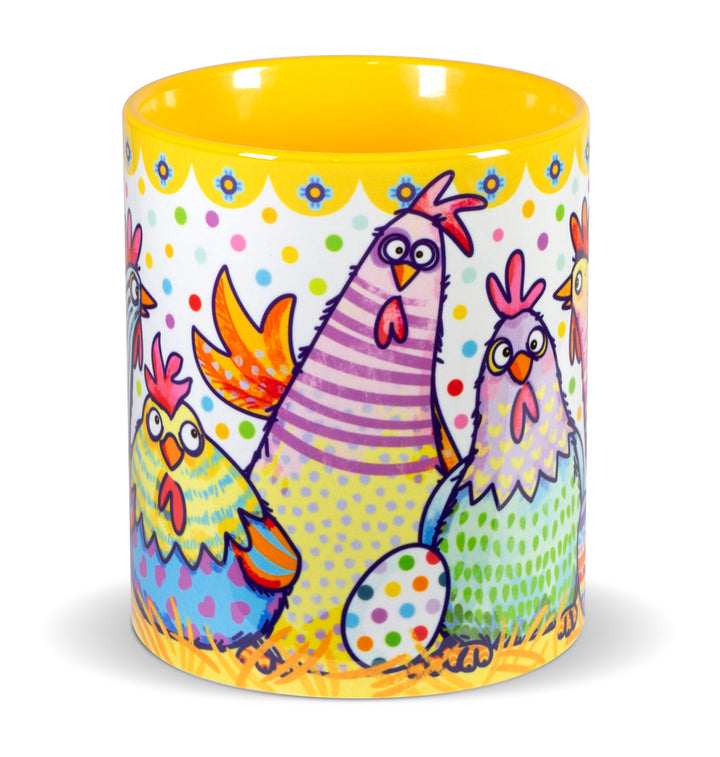 Die verrückten Hühner - Tasse