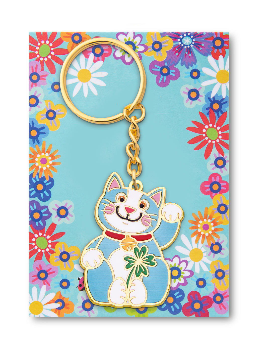 Schlüsselanhänger Glückskatze