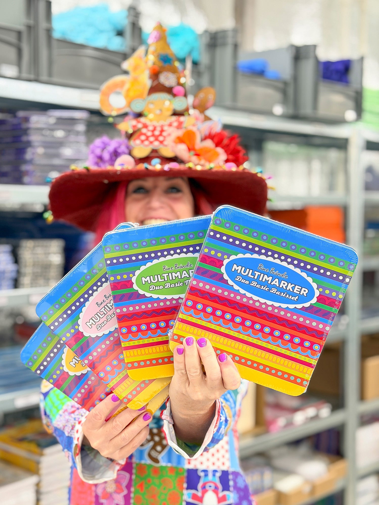 Bine hält Multimarker