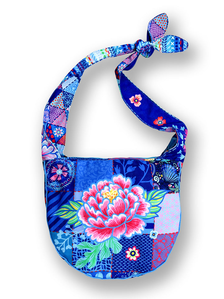 Lieblingstasche Patchwork blau