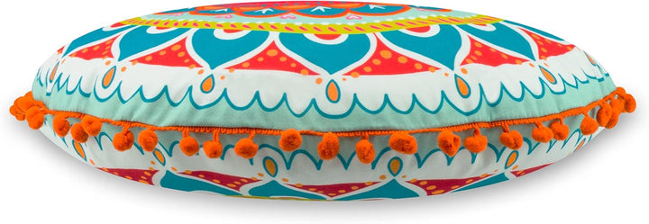 Dekokissen - Mandala Türkis - 50 cm