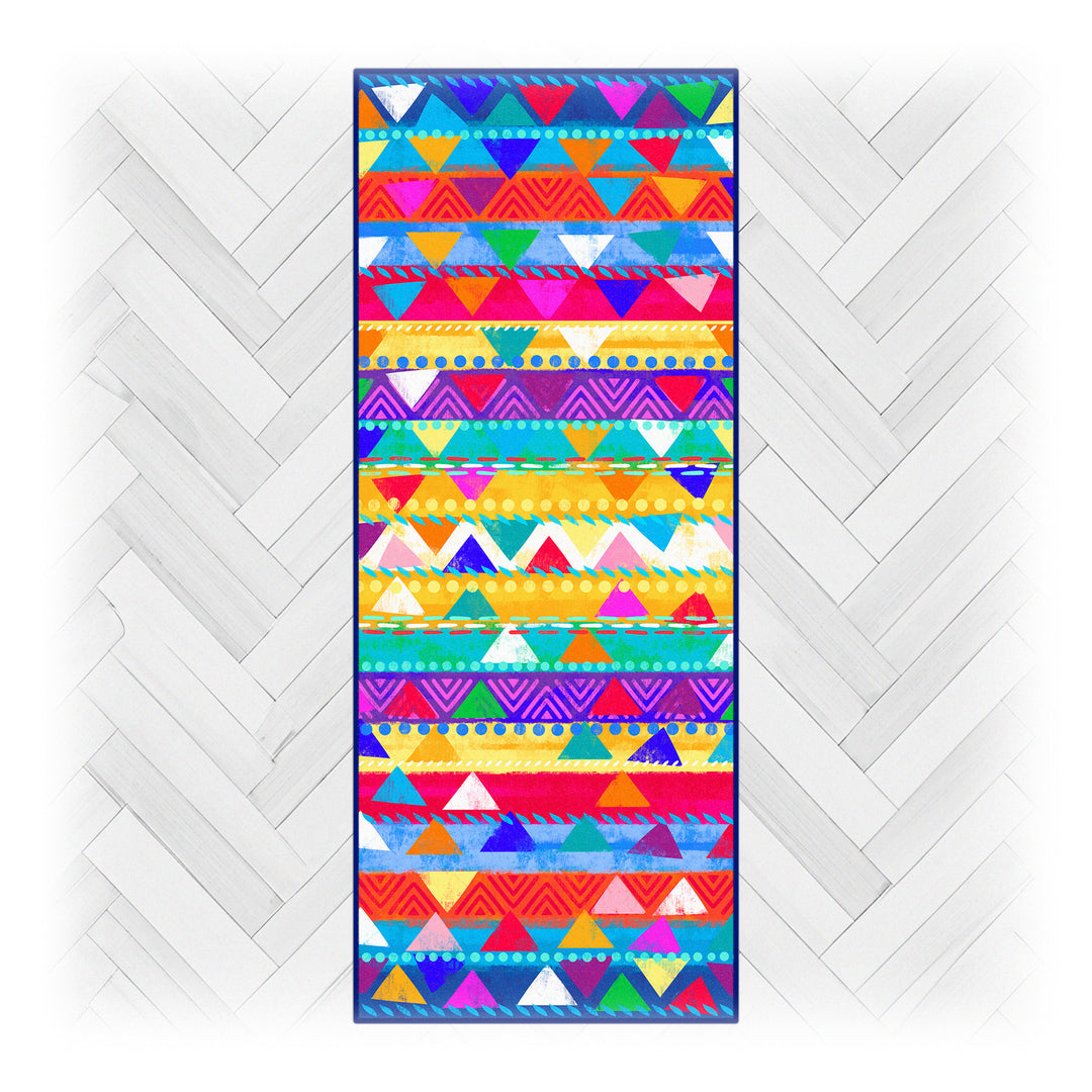 Teppich Läufer - Mosaik Bunt