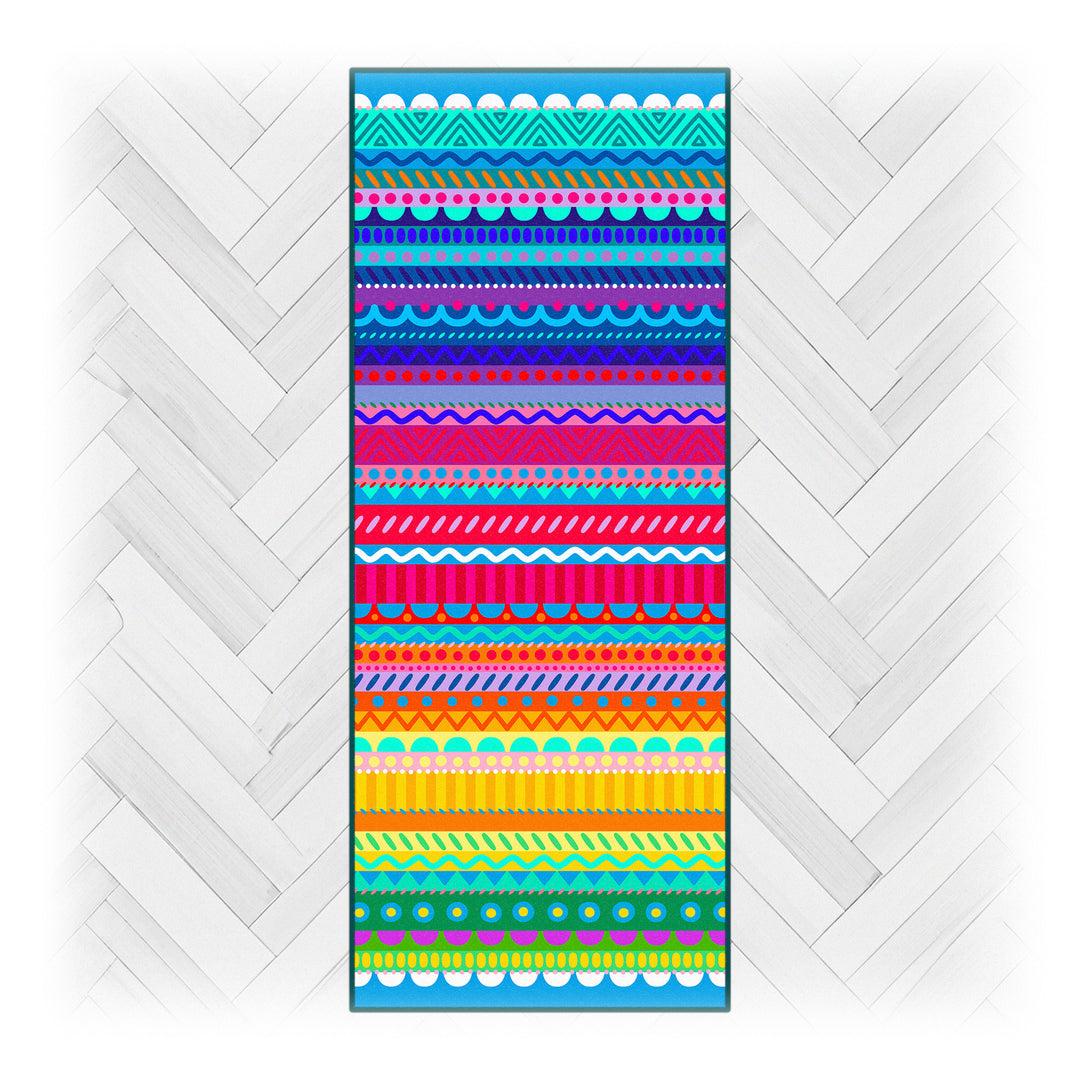 Teppich Läufer - Multistreifen