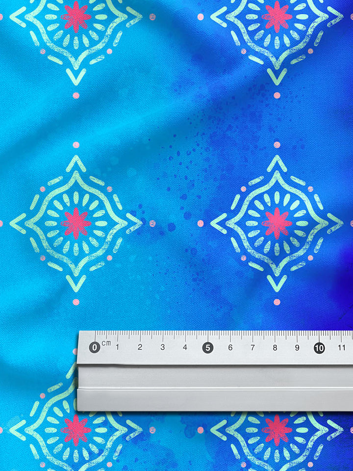 Boho-Träume blau - Stoff Klassiker