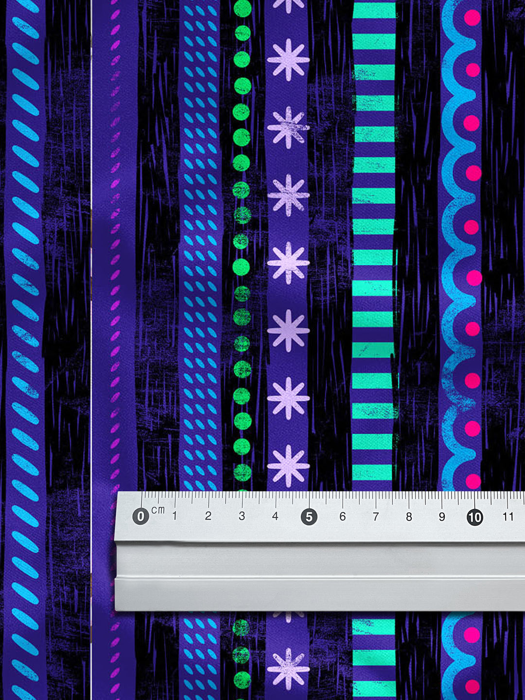 Mitternachts Multistreifen - Stoff Klassiker