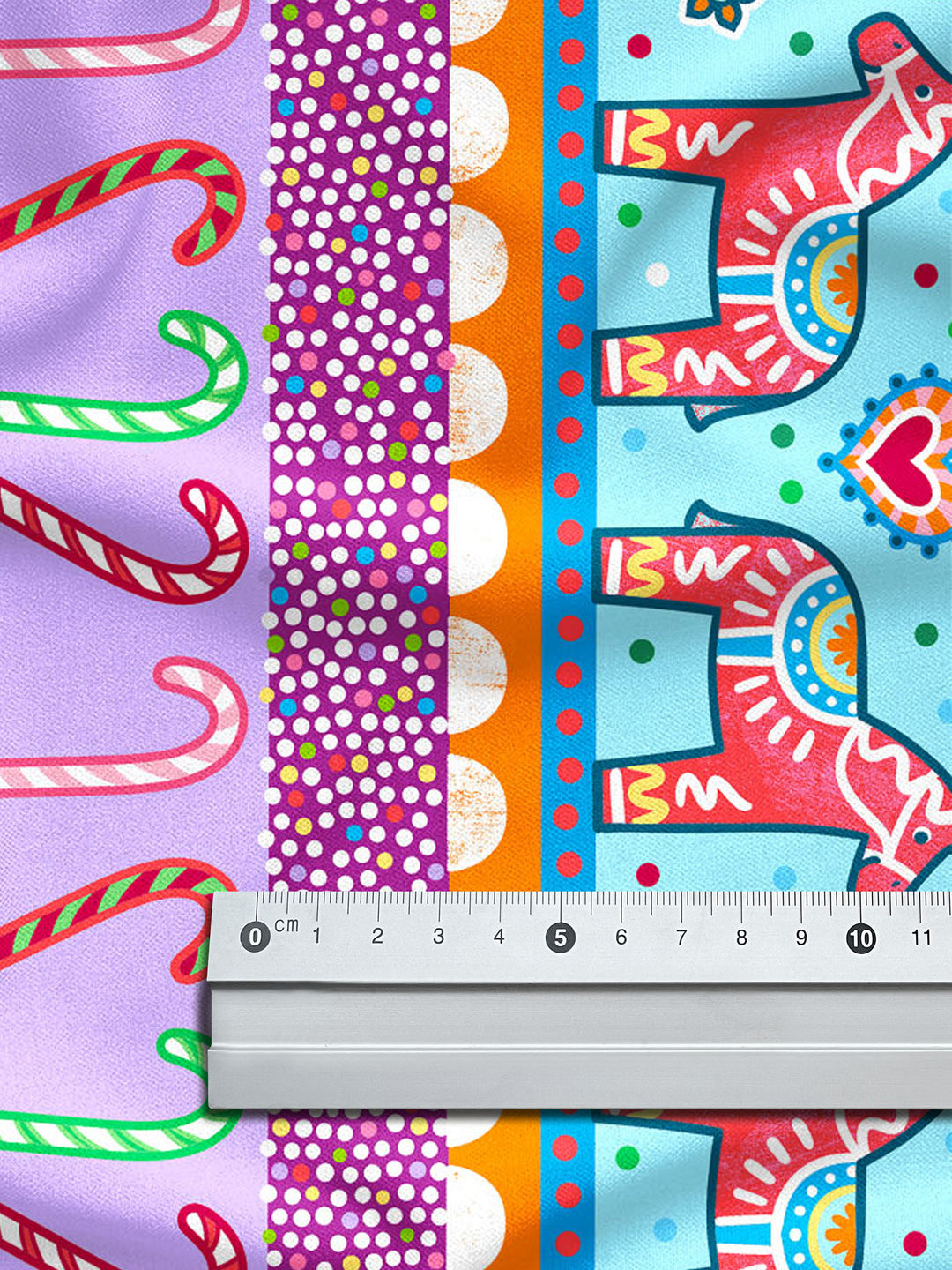 Weihnachts-Multistreifen - Stoff Klassiker