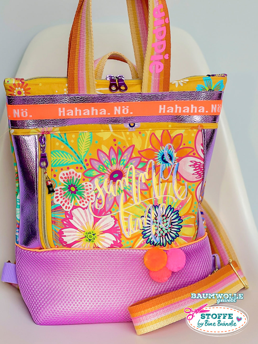 Blumenmeer gelb - Stoff Klassiker