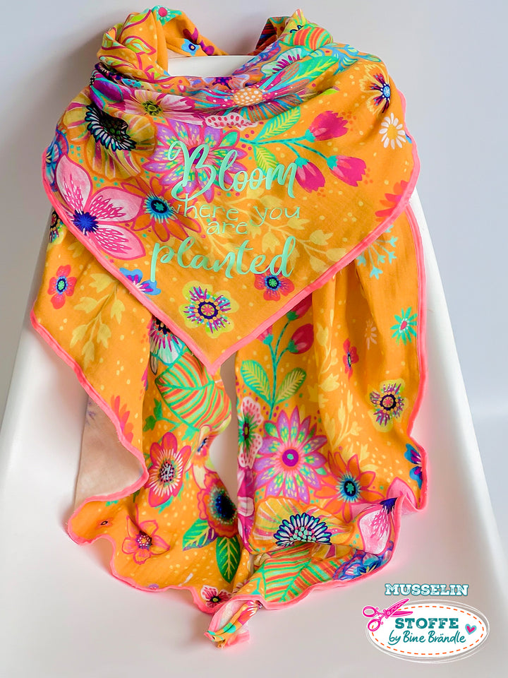 Blumenmeer gelb - Stoff Klassiker