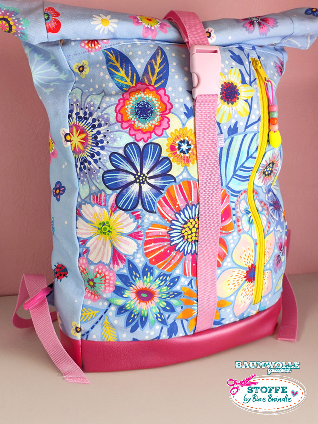 Blumenmeer Hellblau - Stoff Klassiker