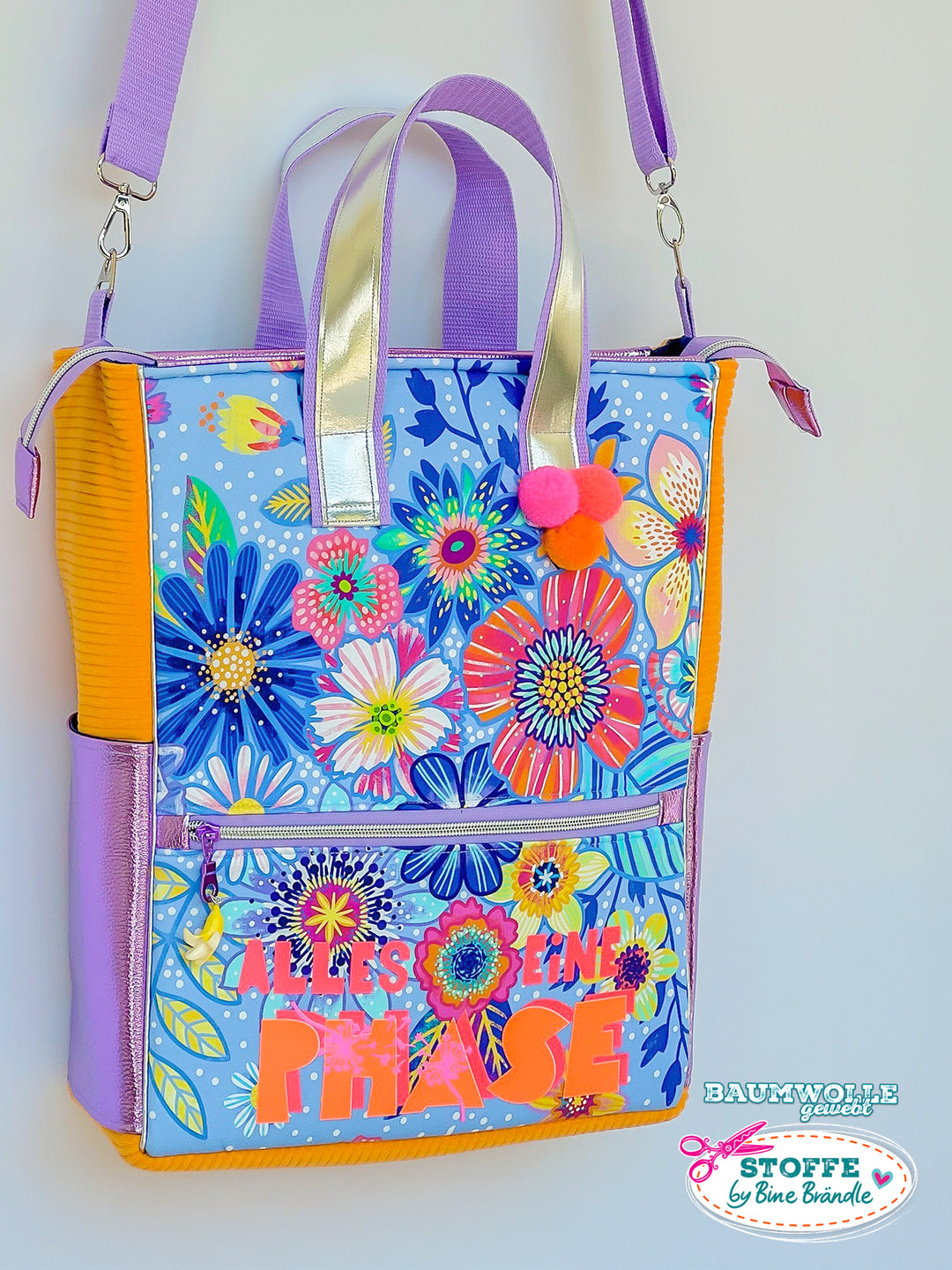 Blumenmeer Hellblau - Stoff Klassiker