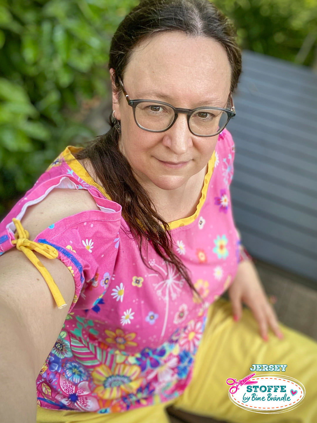 Blumenmeer pink - Stoff Klassiker