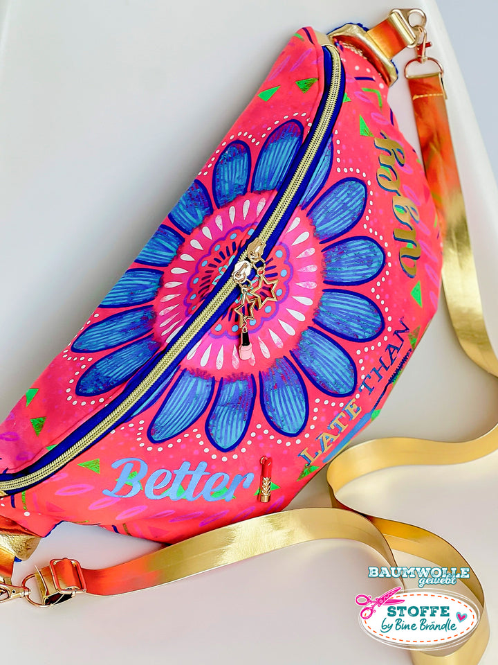 Mandala rot - Stoff Klassiker