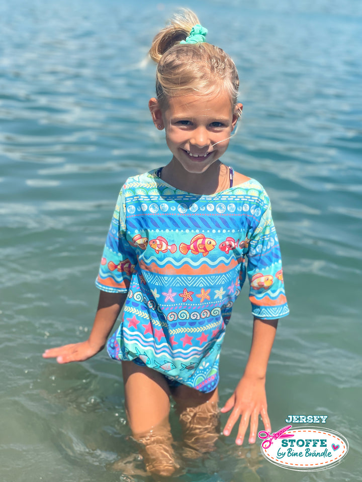 Meeres Multistereifen - Stoff Klassiker