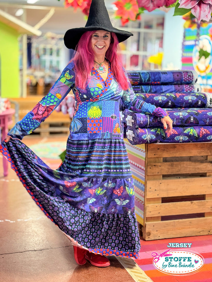 Mitternachts Multistreifen - Stoff Klassiker