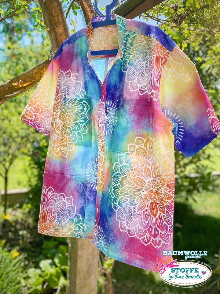 Wasserfarbe und Blume - Stoff Klassiker ACHTUNG - nur in 1 m Stücken -