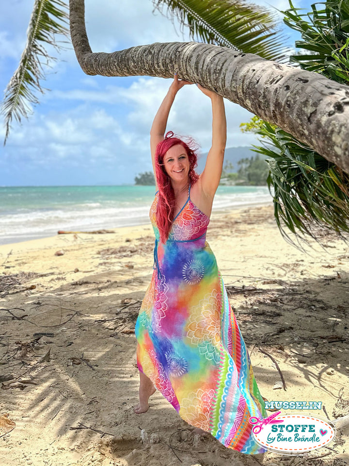 Wasserfarbe und Blume - Stoff Klassiker ACHTUNG - nur in 1 m Stücken -