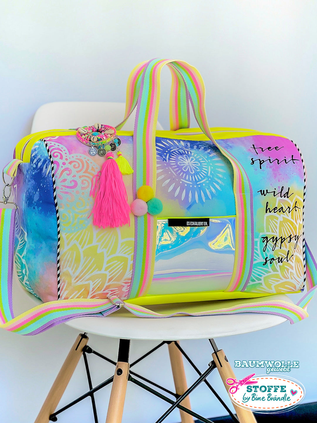 Wasserfarbe und Blume - Stoff Klassiker ACHTUNG - nur in 1 m Stücken -