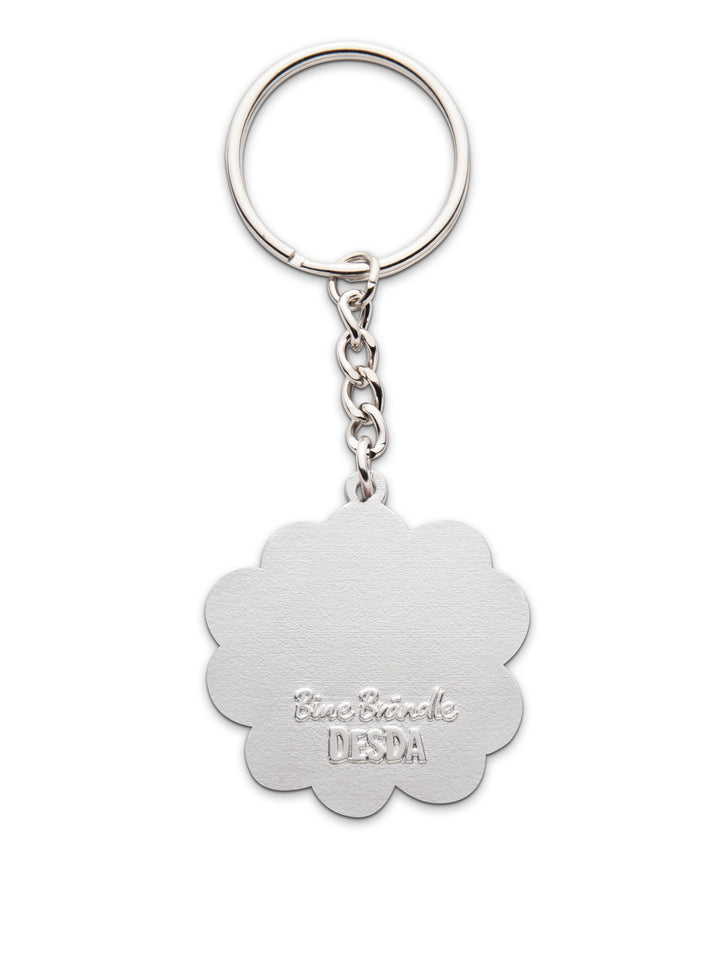 Schlüsselanhänger Blume Regenbogen