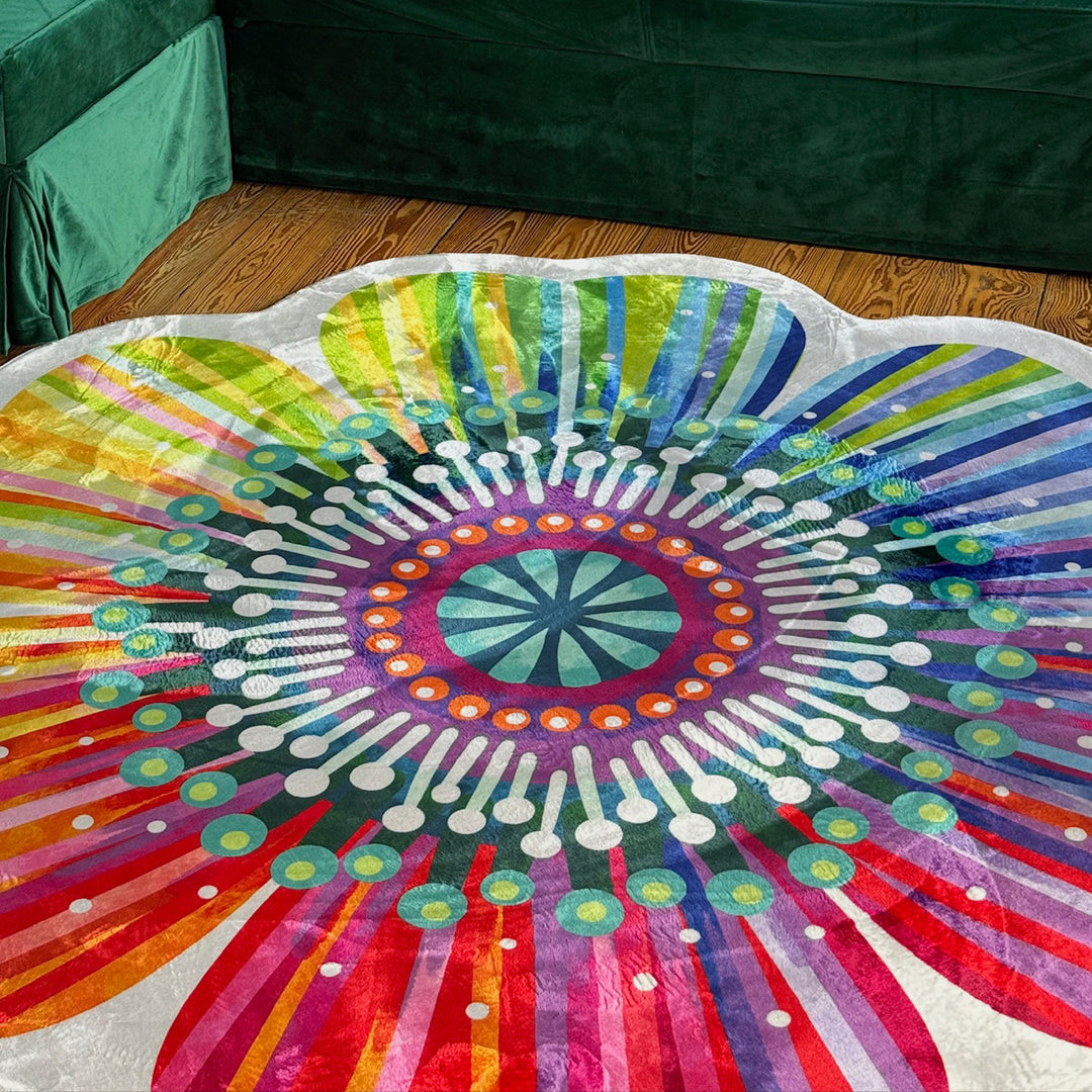 Formteppich - Regenbogenblume