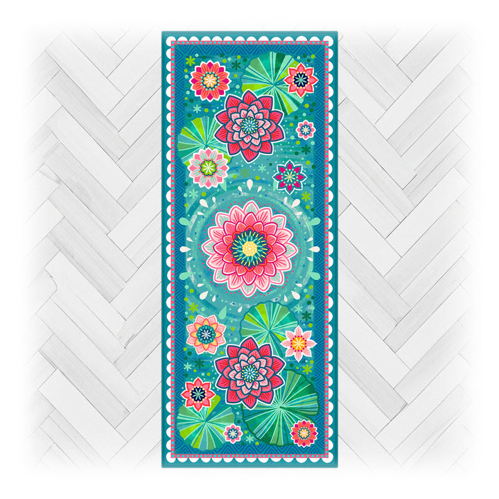 Teppich Läufer - Seerosenteich