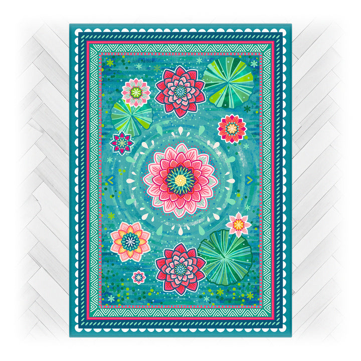 Teppich - Seerosenteich