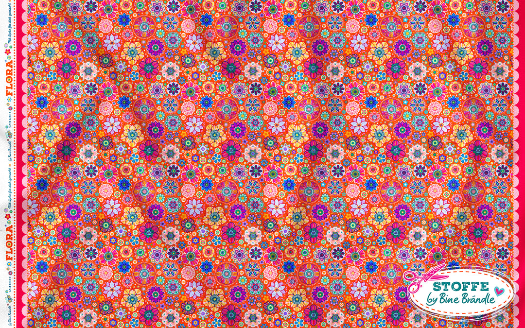 FLORA Orange – Stoff