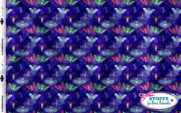 Fledermäuse klein - Stoff Klassiker