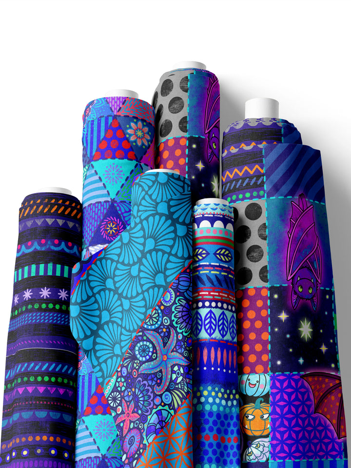 Mitternachts Multistreifen - Stoff Klassiker