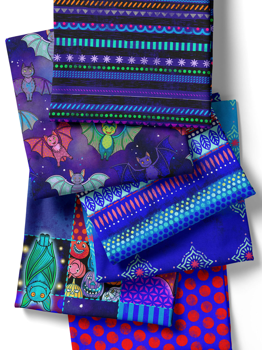 Mitternachts Multistreifen - Stoff Klassiker