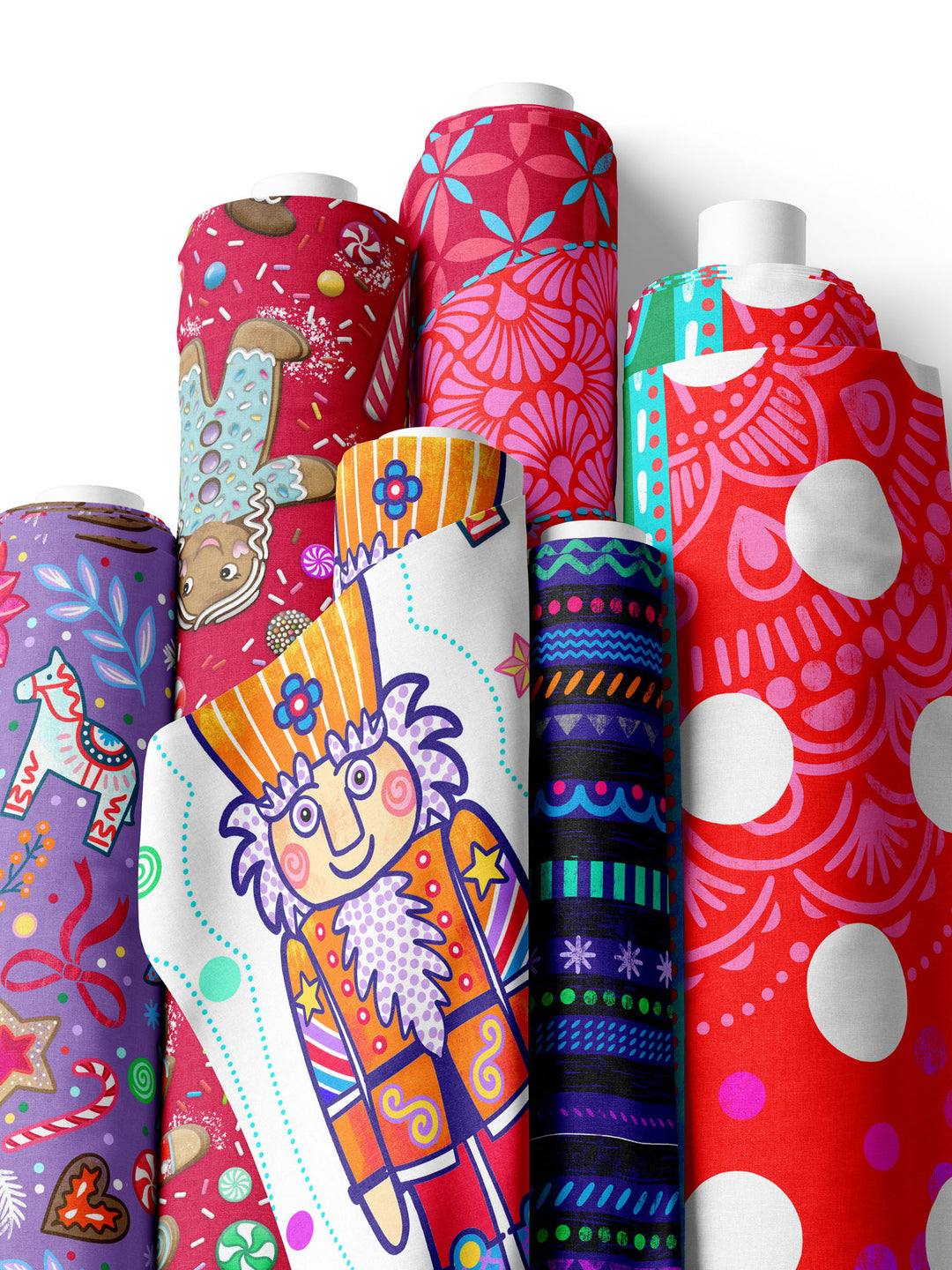 Fliegenpilzpunkte groß - Stoff Klassiker - 2 Meter