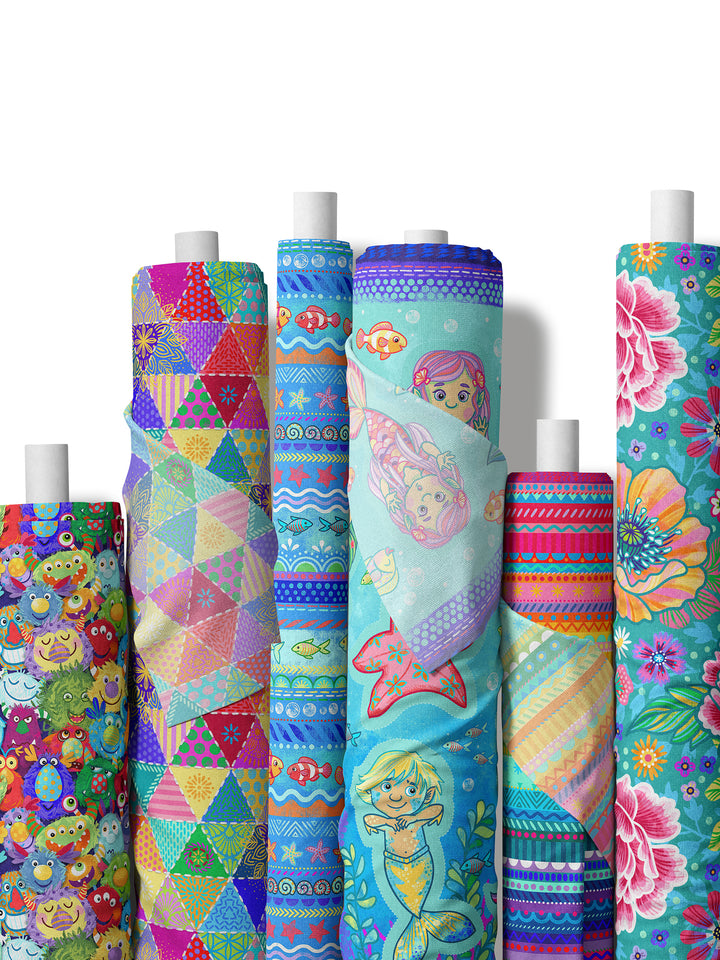 Meeres Multistereifen - Stoff Klassiker