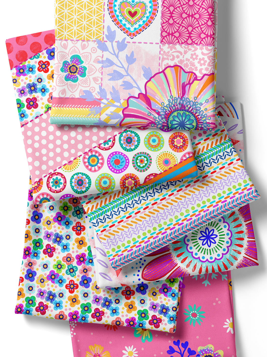 Blumenmeer pink - Stoff Klassiker