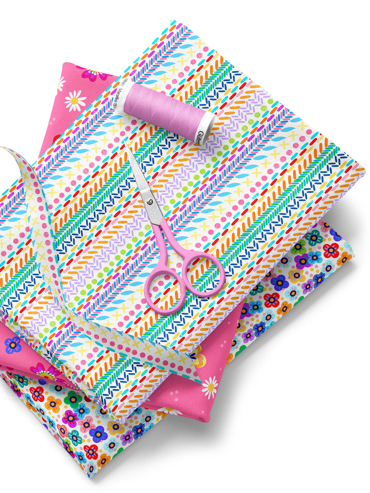 Blumenmeer pink - Stoff Klassiker