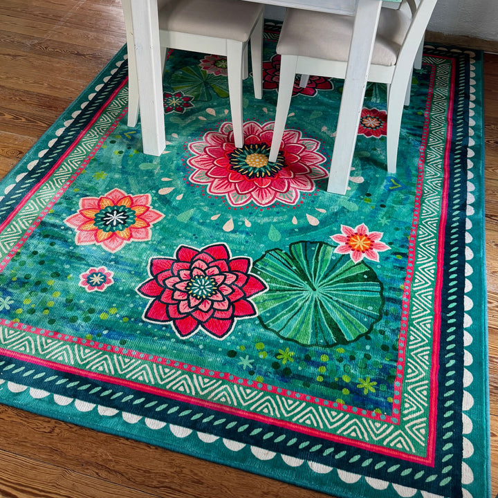 Teppich - Seerosenteich